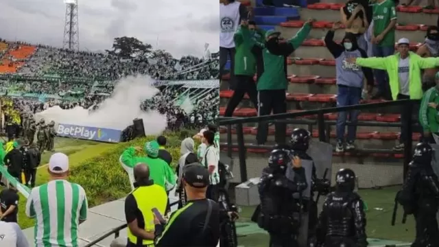Colombia: Graves disturbios en estadio de Atlético Nacional