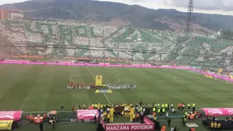 Atlético Nacional vs. DIM: el impresionante mosaico en clásico de Medellín