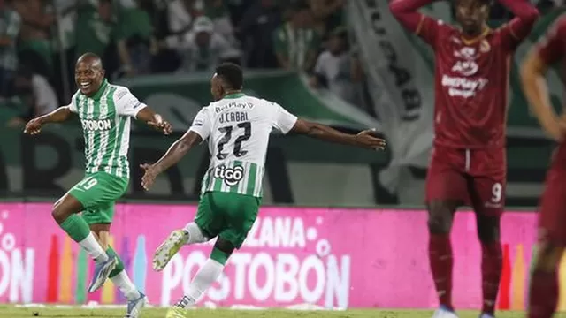 Atlético Nacional vs. Tolima: Yerson Candelo marcó golazo desde atrás de mitad de cancha