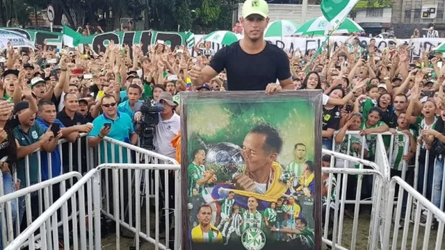 Atlético Nacional y la multitudinaria despedida a Alejandro Guerra