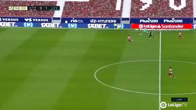 Jorge de Frutos selló el triunfo por 2-0 de Levante sobre Atlético de Madrid. | Video: LaLiga TV