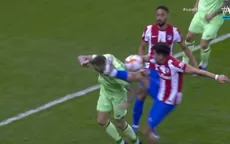 Atlético vs. Athletic: Terrible planchazo le costó la roja a Josema Giménez - Noticias de athletic-bilbao