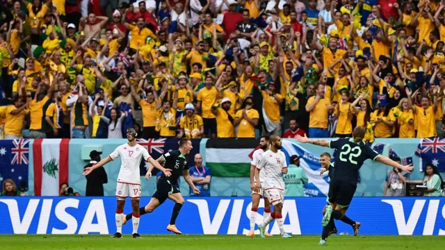 Australia venció 1-0 a Túnez por el grupo D del Mundial de Qatar
