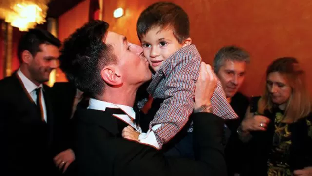 El festejo de Messi con Thiago.-foto-1