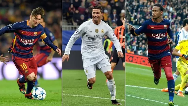 Balón de Oro 2015: Messi, Cristiano Ronaldo y Neymar pugnan por el trofeo
