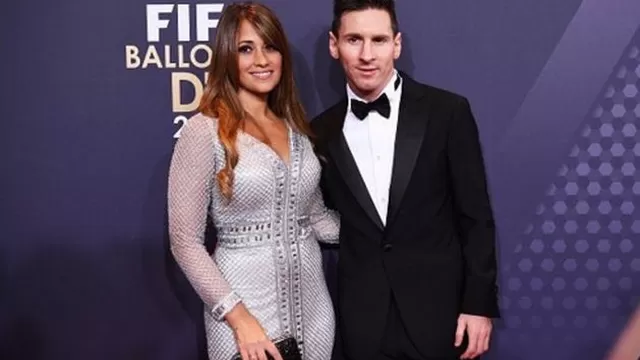 Estas fotos de Antonella y Messi paralizaron las redes en el Balón de Oro-foto-2