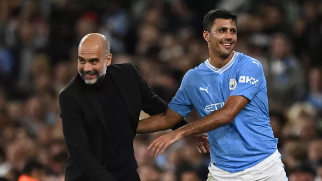 Pep Guardiola se refirió sobre el Balón de Oro de Rodri. Foto: AFP