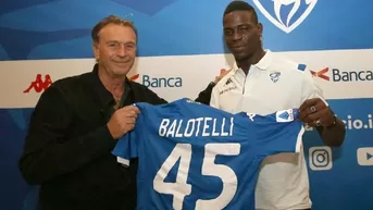 "Balotelli es negro, está trabajando para aclararse", dijo el presidente del Brescia