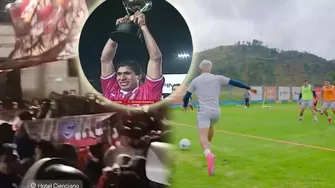 Cienciano recibe al Atlético Mineiro por la Copa Sudamericana y hubo un banderazo en Cusco. | Video: AD
