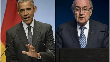 Barack Obama habl&amp;oacute; de la FIFA en una conferencia de prensa al t&amp;eacute;rmino de la cumbre del G7 (Fotos: AFP)