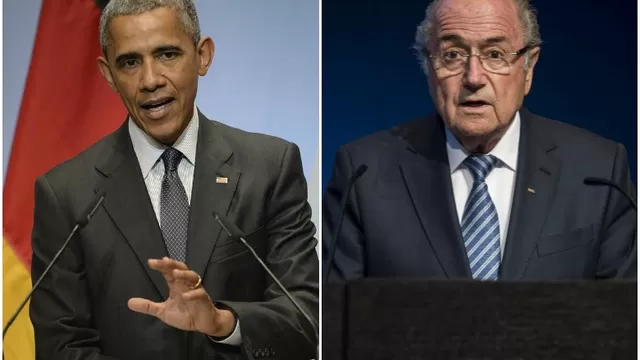 Barack Obama habl&oacute; de la FIFA en una conferencia de prensa al t&eacute;rmino de la cumbre del G7 (Fotos: AFP)