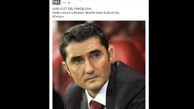 Barcelona: Ernesto Valverde protagonizó memes tras ser anunciado como DT-foto-2