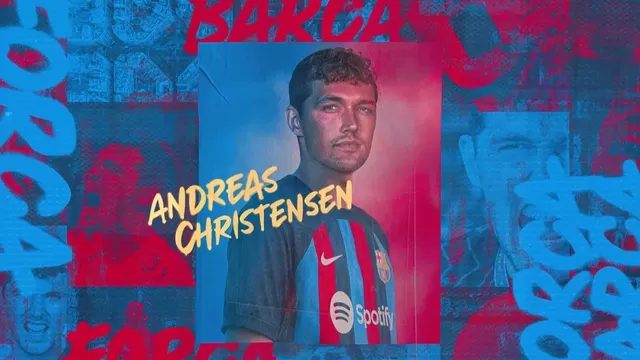 Barcelona anunció el fichaje del defensa danés Andreas Christensen