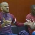 Dani Alves a sus compañeros: &quot;Barcelona es el mejor sitio para conseguir cosas grandes&quot;