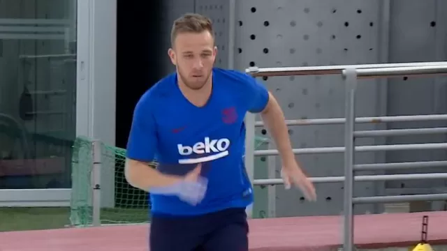 Arthur Melo se reintegra a los entrenamientos | Video: Barcelona.