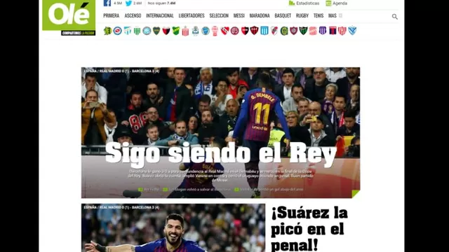 Barcelona generó estas portadas tras golear 3-0 al Real Madrid en el Bernabéu-foto-5
