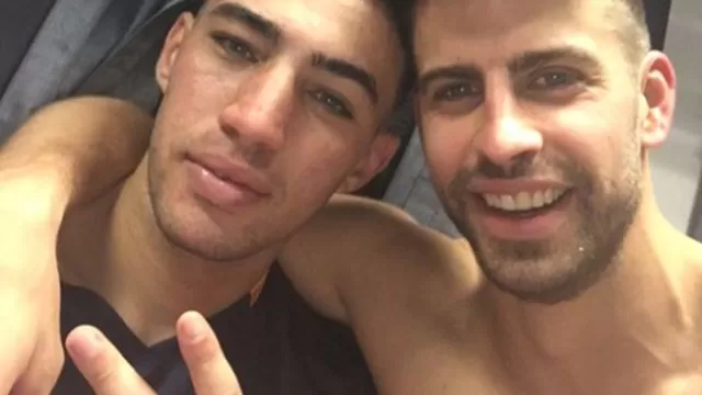 Barcelona: así se 'amistaron' Piqué y Munir tras fallar el quinto gol-foto-1