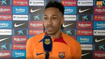 Barcelona: Aubameyang se pronunció tras fichar por el club azulgrana