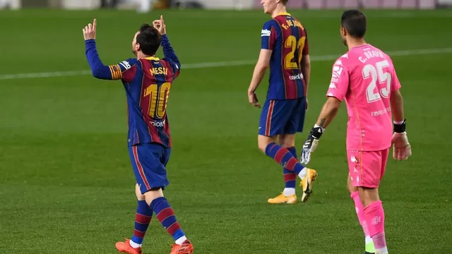 Barcelona se quedó con la victoria en el Camp Nou. | Foto: AFP