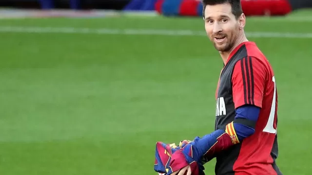 Lionel Messi marcó el domingo al Osasuna | Foto: AFP.