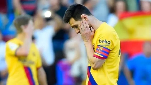 Barcelona cayó 3-1 ante Levante | Foto: AFP.