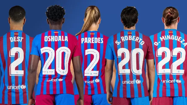 Barcelona celebró el 22/02/2022 con singular fotografía de sus jugadores