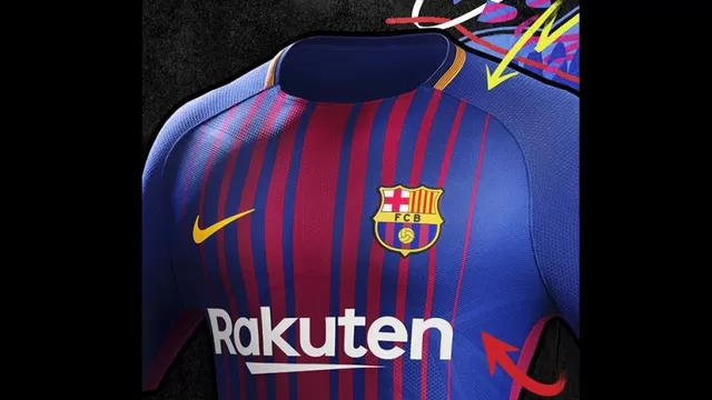 Camiseta del Barcelona temporada 2017 - 2018 - Fútbol Internacional -  Deportes 