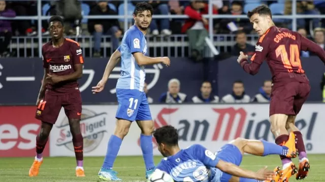 Barcelona: Coutinho anotó un golazo de taco al Málaga