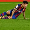 Barcelona: Coutinho dijo adiós a la temporada y la Copa América 2021 por lesión de meniscos