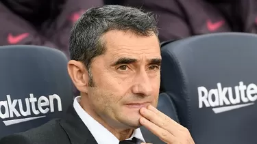 Valverde fue muy criticado por el último empata del Barcelona. | Foto: AFP