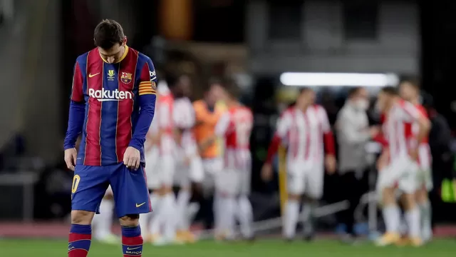 Messi vio la roja ante Athletic Bilbao | Foto: Getty Images.