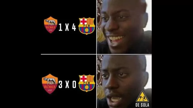 Barcelona eliminado de Champions por la Roma generó estos divertidos memes-foto-2
