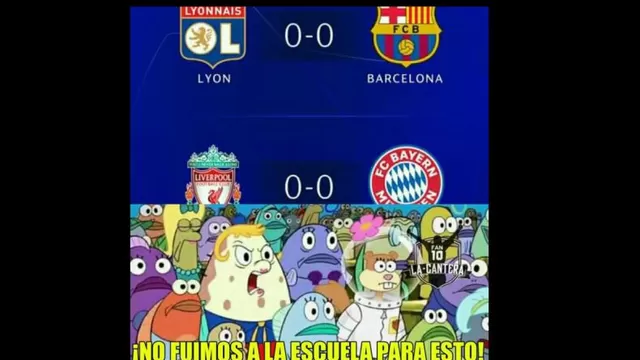 Los memes del Barcelona vs. Lyon.-foto-6