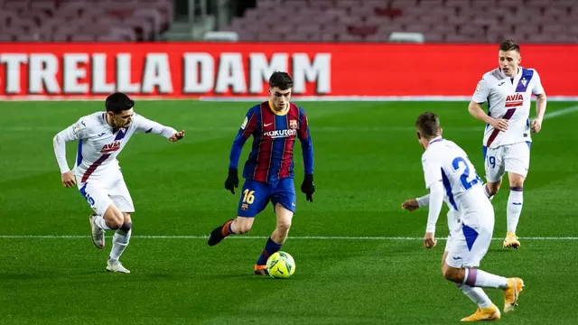 Barcelona empató 1-1 ante el Eibar por LaLiga española