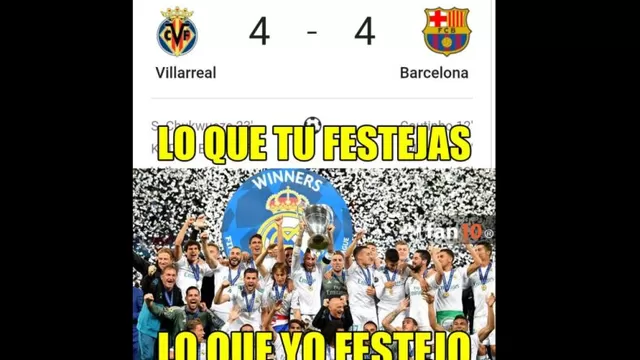 Los memes del empate del Barcelona sobre Villarreal.-foto-5