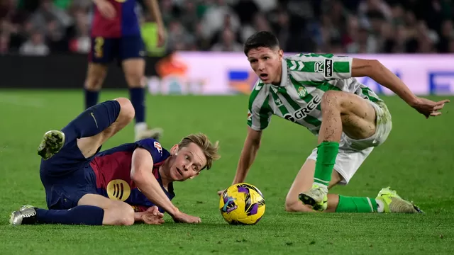 Barcelona empató sobre la hora con Real Betis y pierde su ventaja en LaLiga sobre el Real Madrid. | Foto: AFP