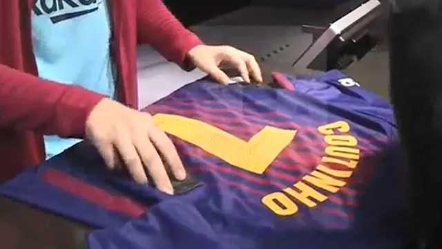 Barcelona empezó a vender la camiseta de Coutinho con el número 7