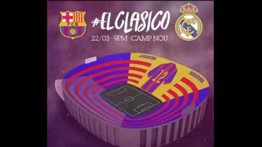 Barcelona: el espectacular mosaico que lucirá el Camp Nou en el derbi