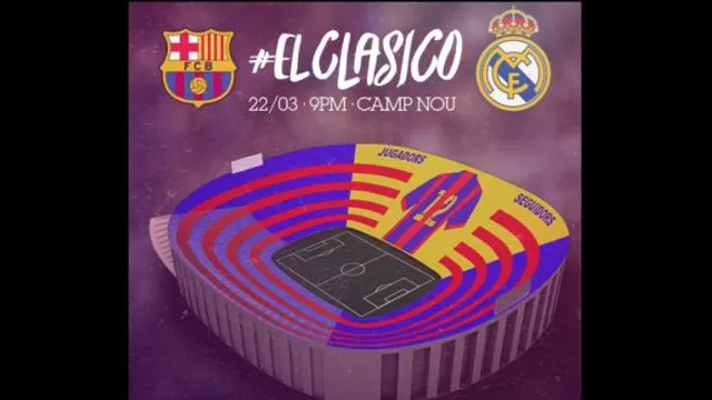 Barcelona: el espectacular mosaico que lucirá el Camp Nou en el derbi