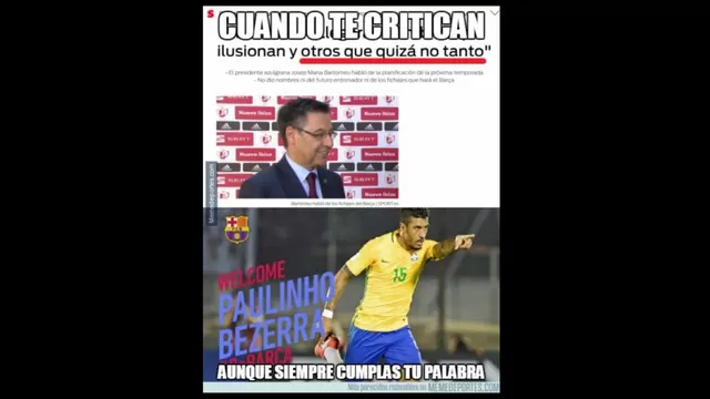 &amp;iexcl;A re&amp;iacute;r con los memes del Barcelona y Paulinho!-foto-5
