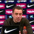 Barcelona: &quot;Estoy enfadado, ha faltado ilusión, fe y deseo&quot;, dijo Xavi