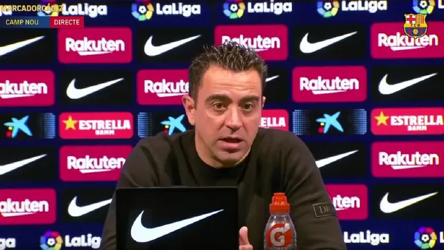 Barcelona: &quot;Estoy enfadado, ha faltado ilusión, fe y deseo&quot;, dijo Xavi