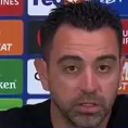 Barcelona: &quot;Estoy indignado&quot;, afirmó Xavi tras la derrota ante Inter