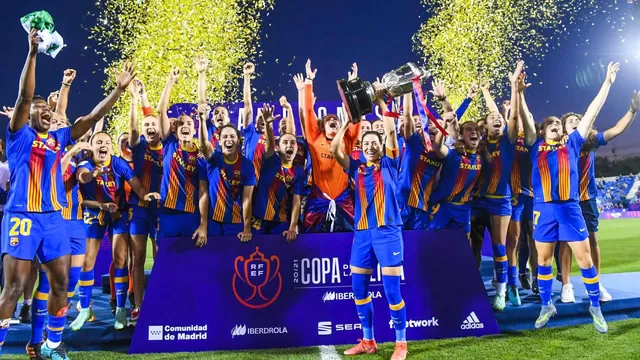 El Barcelona femenino ganó también la Copa de la Reina y completó histórico triplete