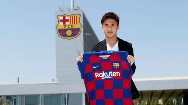 Hiroki Abe fue elegido mejor jugador joven de la J-League 2018 | Foto: Barcelona. 