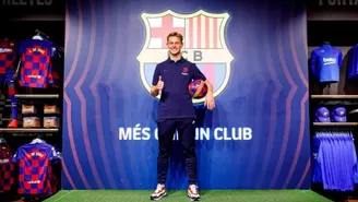 Frenkie de Jong llegó este jueves al Barcelona | Video: Barcelona.