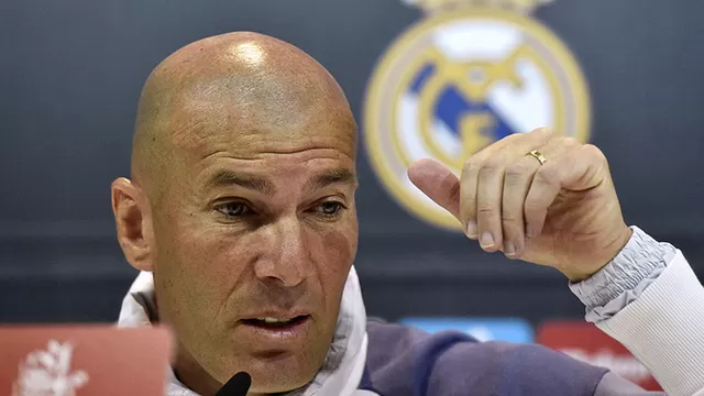 Zinedine Zidane, DT del Real Madrid.