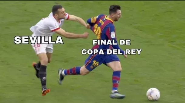 Barcelona ganó 3-0 en la prórroga al Sevilla y avanzó a la final de la Copa del Rey.