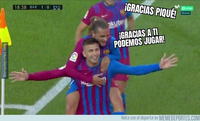 Barcelona ganó 4-2 a la Real Sociedad y desató una ola de memes.