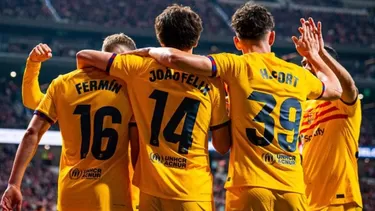 Barcelona se colocó a ocho puntos del líder Real Madrid en la liga española. | Foto: Barcelona 